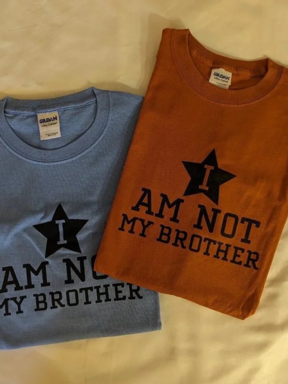 Celebrate Twins! Pair of Custom T-Shirts - Large